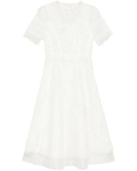 Shiatzy Chen - Lace Midi Dress - Lyst