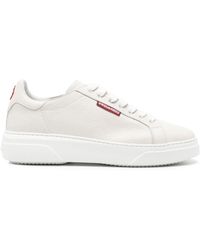 DSquared² - Bumper Leather Sneakers - Lyst