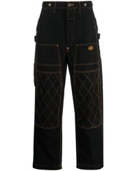 Kapital - Contrast-stitching Wide-leg Jeans - Lyst