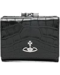 Vivienne Westwood - Petit Portefeuille À Structure Rigide Et Logo Orb Embossé - Lyst