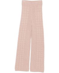Agnona - Cable-Knit Trousers - Lyst