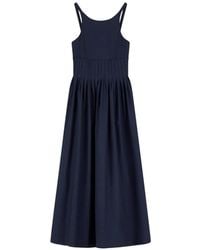 Emporio Armani - Cotton Long Dress - Lyst