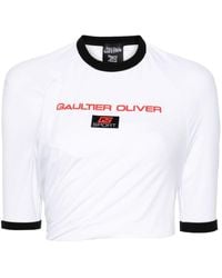 Jean Paul Gaultier - X Shayne Oliver t-shirt à coupe raccourcie - Lyst