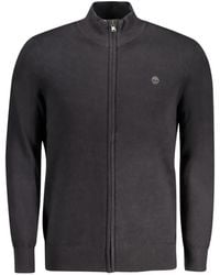 Timberland - Cardigan Zippé À Col Montant - Lyst