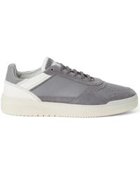 Brunello Cucinelli - Zapatillas con paneles de ante cuero - Lyst