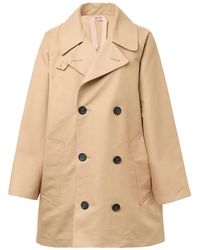 N°21 - Buttoned Double-Breasted Coat - Lyst