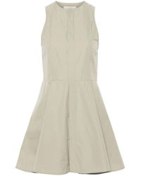 Ami Paris - Short Dress With Hidden Tab - Lyst