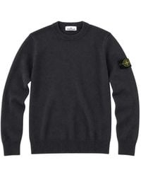 Stone Island - 5100072 Lambswool Sweater - Lyst