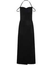 Marine Serre - Kleid mit Neckholder-Ausschnitt - Lyst