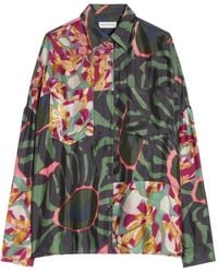 Dries Van Noten - Viscose Cocoon Shirt - Lyst