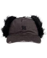 MISBHV - Sankt Moritz Hoed Van Imitatiebont Met Borduurwerk - Lyst