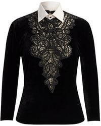 Ralph Lauren - Beaded-Embellishment Top - Lyst