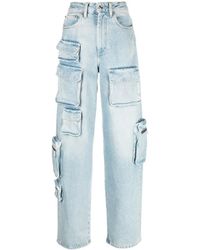 Off-White c/o Virgil Abloh - Bleach Multipocket Cargo Jeans - Lyst