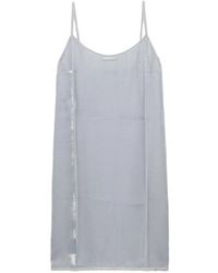 Prada - Flared Spaghetti-Straps Slip Dress - Lyst
