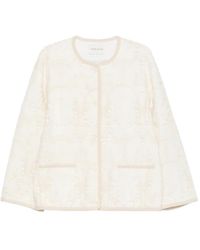 Viktoria Chan - Lace-Embroidered Jacket - Lyst