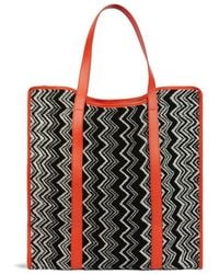 Missoni - Keith Zigzag-Print Tote Bag - Lyst