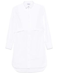 McQueen - Pleated Panel Shirt Dress - Lyst