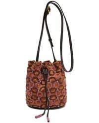 Maliparmi - Bead-Embellished Bucket Bag - Lyst