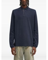Barbour - Polo Essential A Maniche Lunghe - Lyst