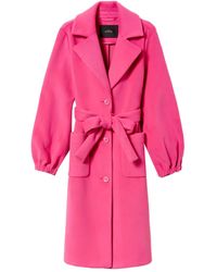 Twinset - Jas Met Enkele Rij Knopen En Lange Mouwen - Lyst
