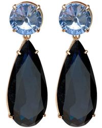 Carolina Herrera - Crystal-Embellished Drop Earrings - Lyst