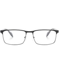 Emporio Armani - Rectangle-Frame Glasses - Lyst