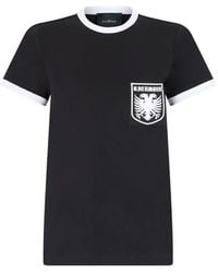 John Richmond - Logo-Patch Ringer T-Shirt - Lyst