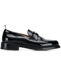 Thom Browne - Patent Leather Penny Loafers - Lyst