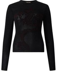 Roberto Cavalli - Maglione Con Decorazione - Lyst