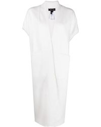 Lorena Antoniazzi - Cardigan Lungo A Maniche Corte - Lyst