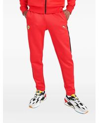 PUMA - X Ferrari Logo-Print Track Pants - Lyst