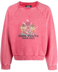 Liberal Youth Ministry - Graphic-print Cropped Sweatshirt - Lyst