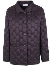 Whyci - Quilted Button-Up Jacket - Lyst