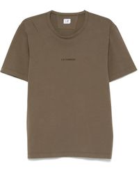 C.P. Company - Logo-Detail Cotton T-Shirt - Lyst