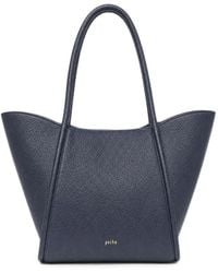 Poche Paris - Grained Leather Tote Bag - Lyst