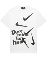 COMME DES GARÇON BLACK - X Nike Graphic-Print T-Shirt - Lyst