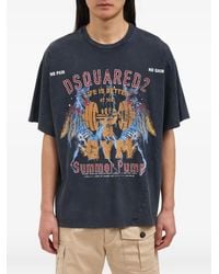 DSquared² - Rock Wash Iron T-Shirt - Lyst