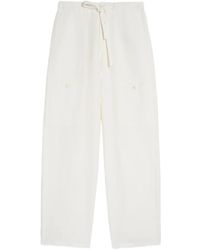 Jil Sander - Drawstring Patch Pocket Trousers - Lyst