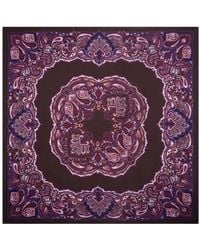 Bompard - Paisley-Print Square Scarf - Lyst
