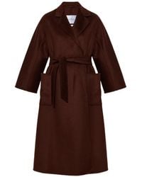 Max Mara - Manteau En Cachemire Ludmilla À Taille Ceinturée - Lyst