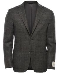 Corneliani - Blazer À Carreaux - Lyst