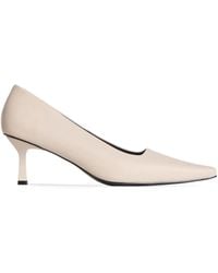 12 STOREEZ - 60Mm Leather Pumps - Lyst