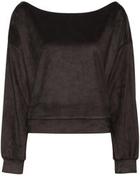 Cynthia Rowley - ワイドネック スウェットシャツ - Lyst