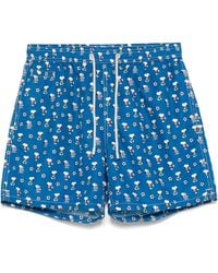 Mc2 Saint Barth - X Peanuts Snoopy Soccer Play-Print Swim Shorts - Lyst