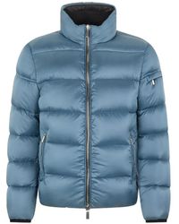 Moorer - Gefütterte Jacke Mit Stehkragen - Lyst