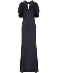 Alberta Ferretti - Robe En Satin À Effet De Brillance - Lyst
