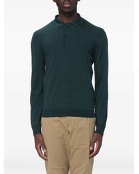 K-Way - Rey Wool Silk Polo-Collar Sweater - Lyst