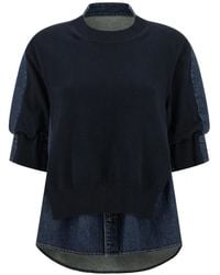 Sacai - Top Estilo Camisa - Lyst