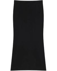 Givenchy - Midi Kickback Skirt - Lyst