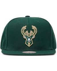Mitchell & Ness - Milwaukee Bucks Nba Team Ground 2.0 Baseball Cap - Lyst